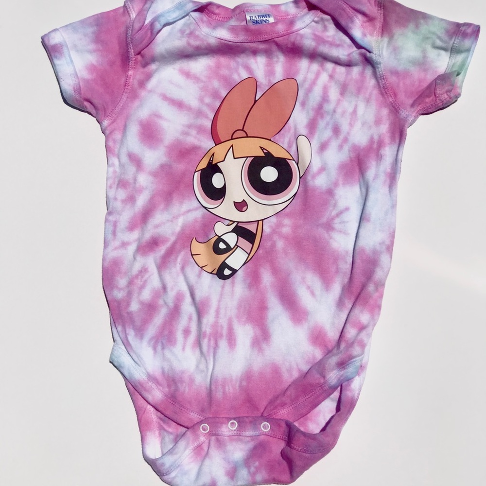 Powerpuff Girls Blossom Tie Dye Onesie